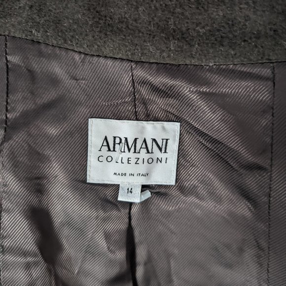 Armani Collezioni Black Coat - Picture 8 of 10